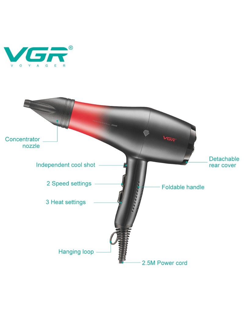VGR-455 PROFESSIONAL HAIR DRYER